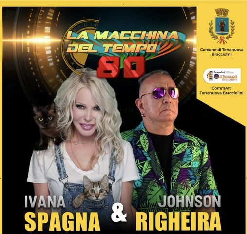 Una noche en Terranua: concierto de Johnson Riguera e Ivana Spagna en Piazza della Repubblica – Valdarnopost – Valdarno News